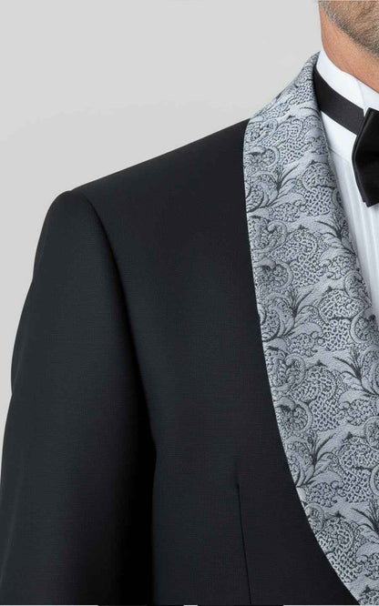 Made to Measure Black Tuxedo Mens Formal Wedding Evening Coat