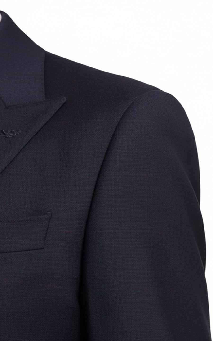 Dark Navy Slim Fit Business Men Suit Custom Tailored Set