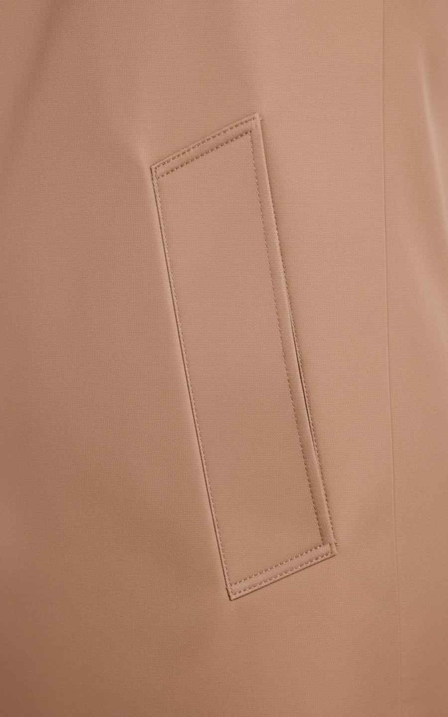 Men's Trench Coat Premium Khaki Tailored Business Outerwear