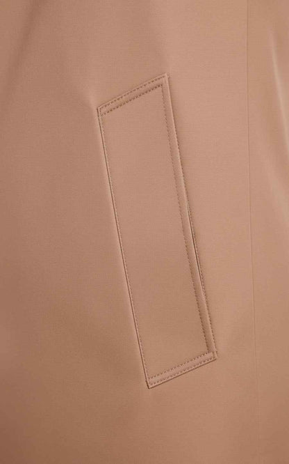 Men's Trench Coat Premium Khaki Tailored Business Outerwear