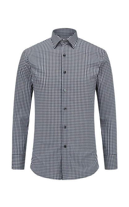 Custom Gray Plaid Shirt - Personalized Online Design