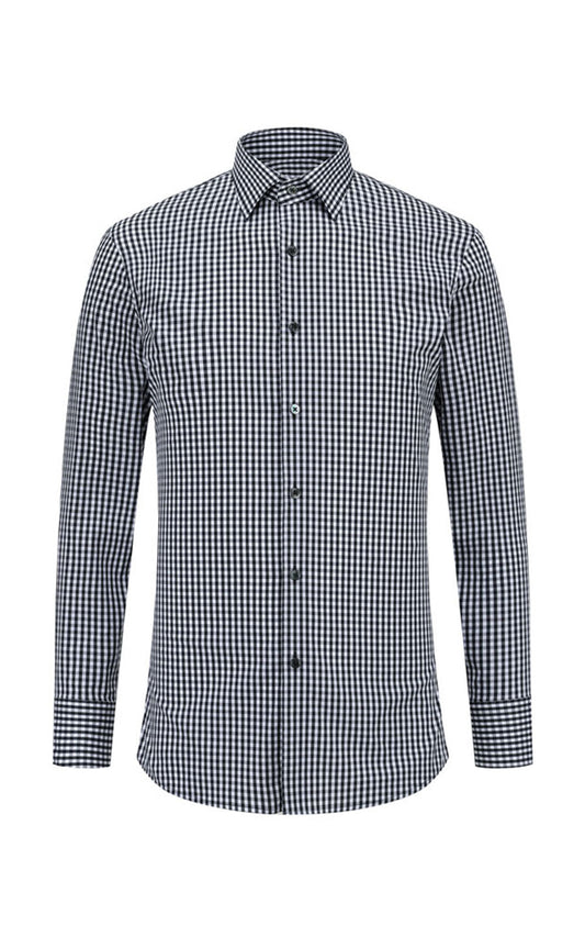 Custom Gray Plaid Shirt - Personalized Online Design