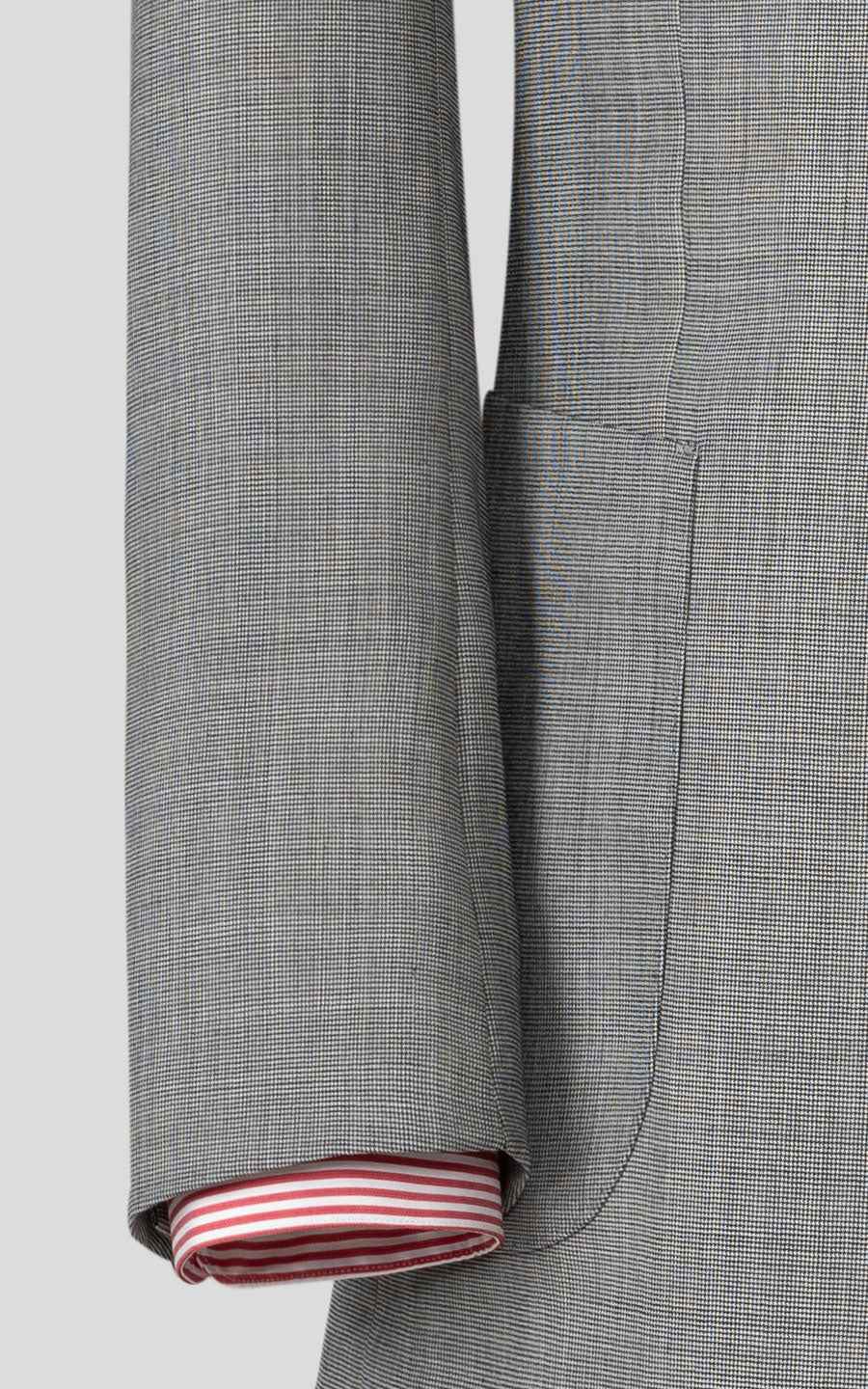 Suits customize Grey Wool Business Suit Set - Tailored Men's Attire