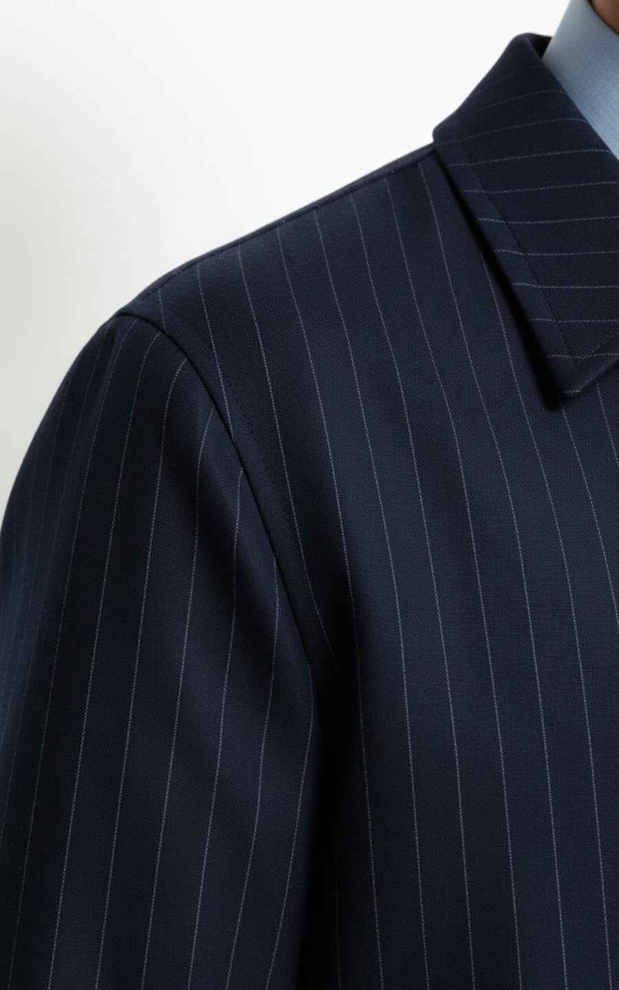 Premium Navy Blue Casual Slim Fit Men's Custom Jacket