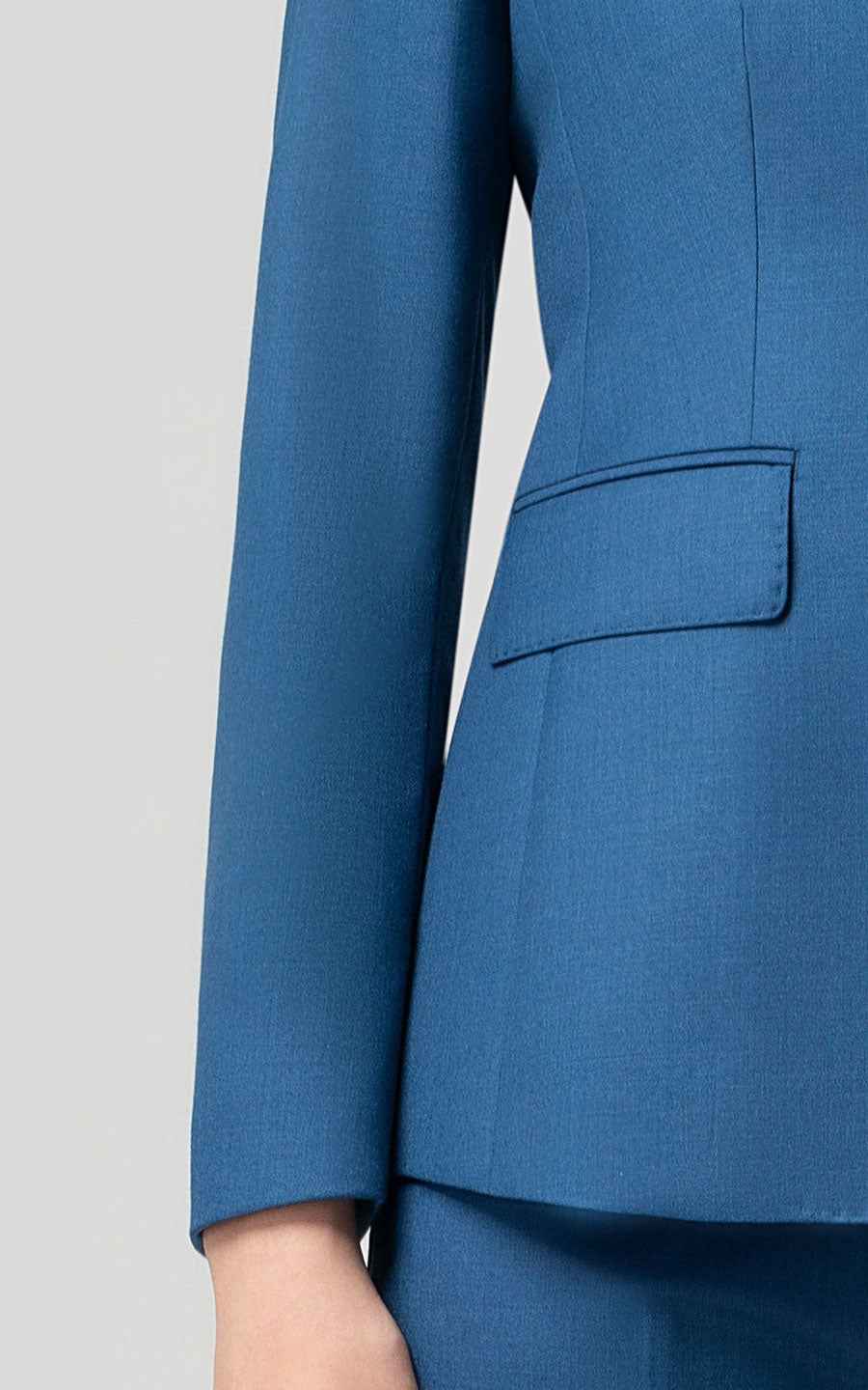 Women's Professional Blue Business Suit Set