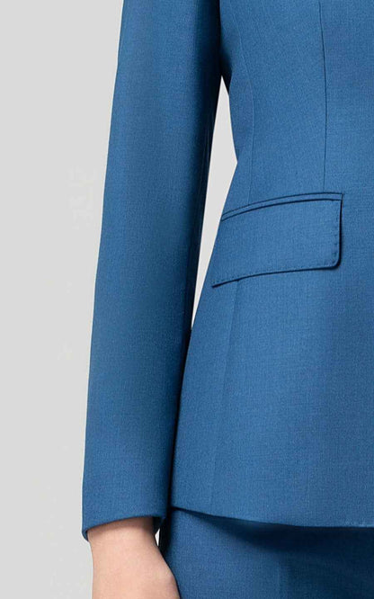 Women's Professional Blue Business Suit Set