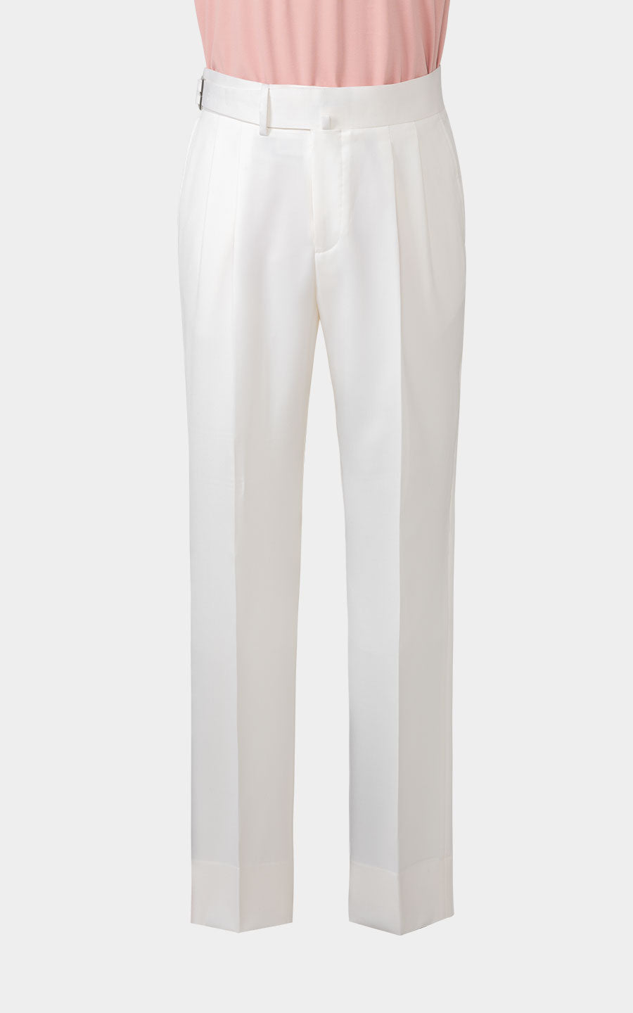 Custom dresses creamy white wool formal tailored suit