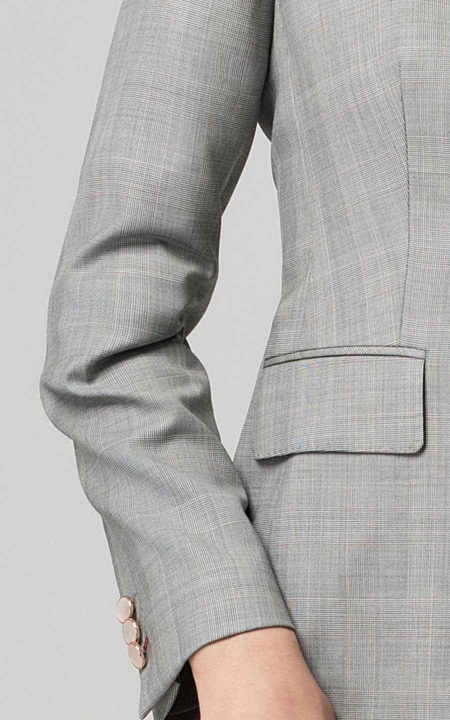 Women's Gray Professional Business Suit - Classic Fit