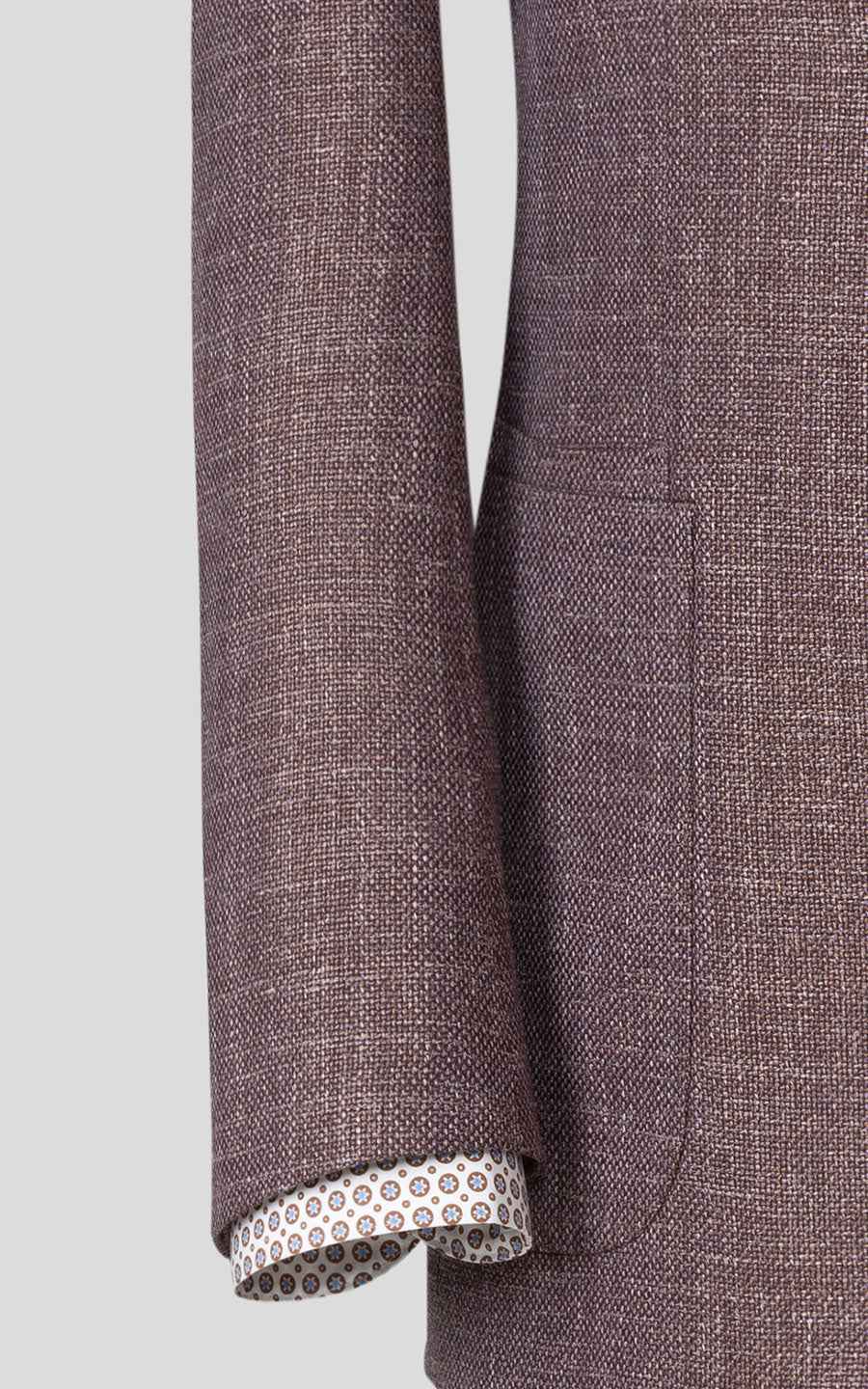 WIAI Brown Plaid Wool Blazer - Custom Men's Suit Jacket