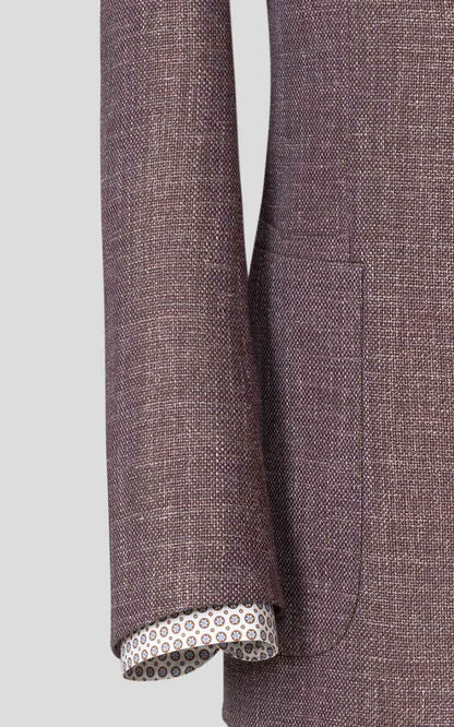 WIAI Brown Plaid Wool Blazer - Custom Men's Suit Jacket