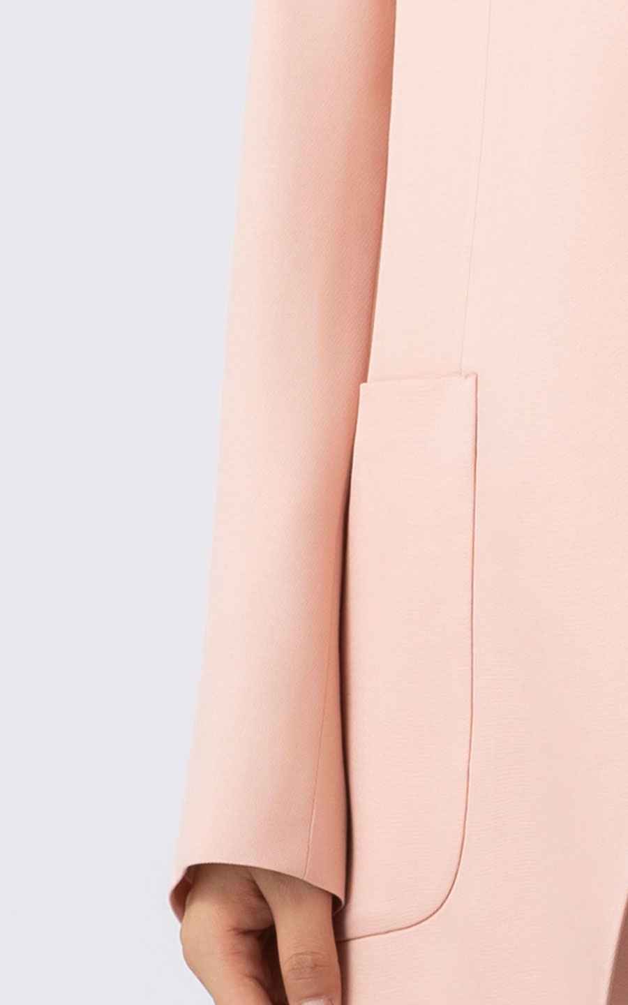 Pink Blazer Shorts Set - Women's Two Piece Suit