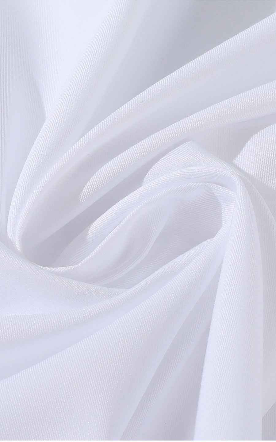 Custom Gold Embroidered White Dress Shirt for Men