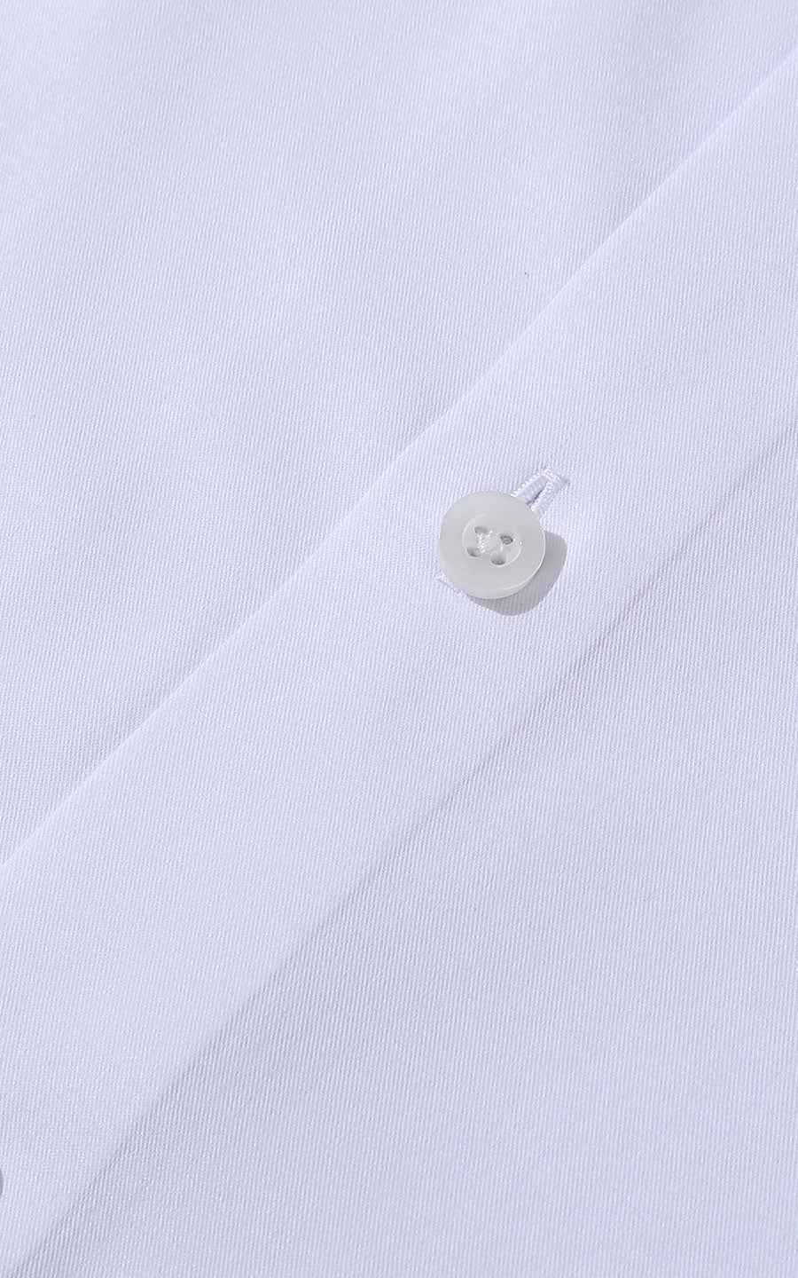 Custom White Shirt with Black Stripes - Tailored Fit