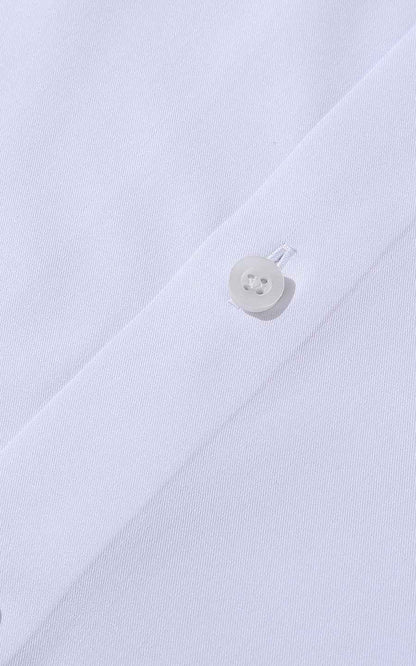 Custom White Shirt with Black Stripes - Tailored Fit