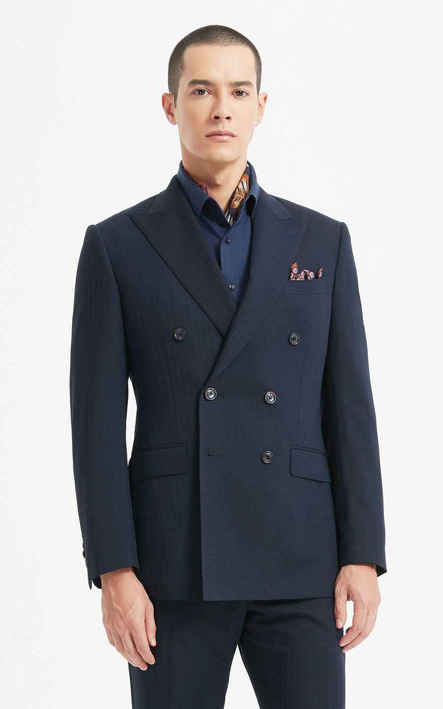 Men's Formal Suit Premium Wool Blend Business Set