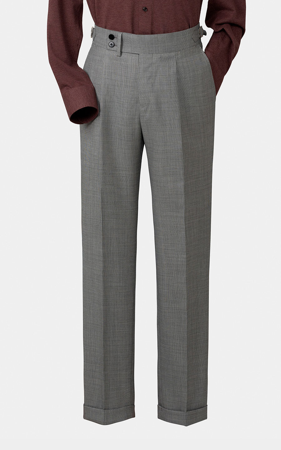 Tailored Gray Check Suit Style - Executive Menswear