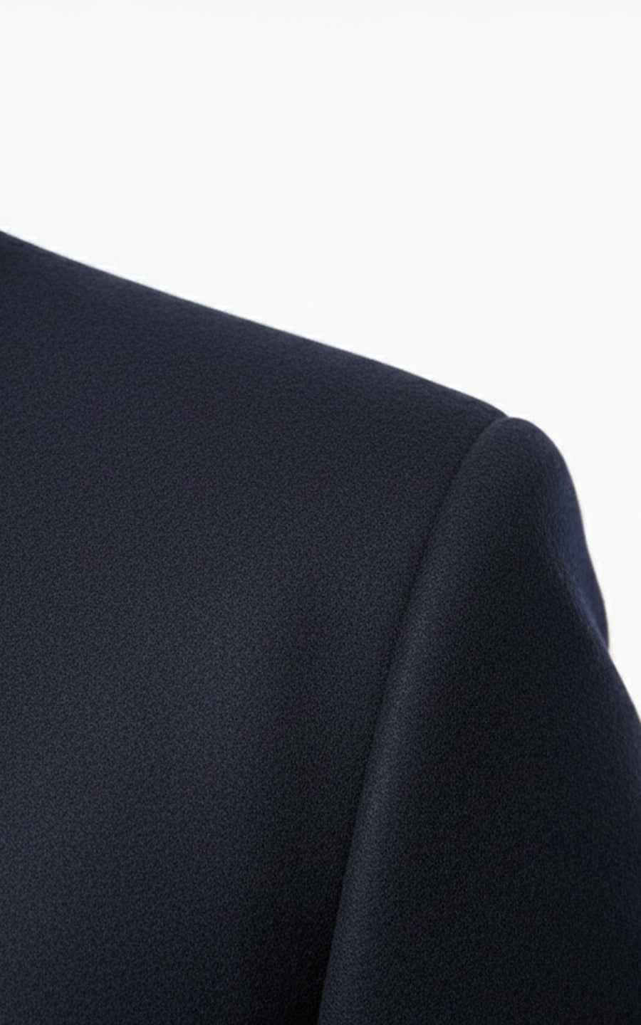 Mens Overcoat Navy Blue Tailored Business Formal