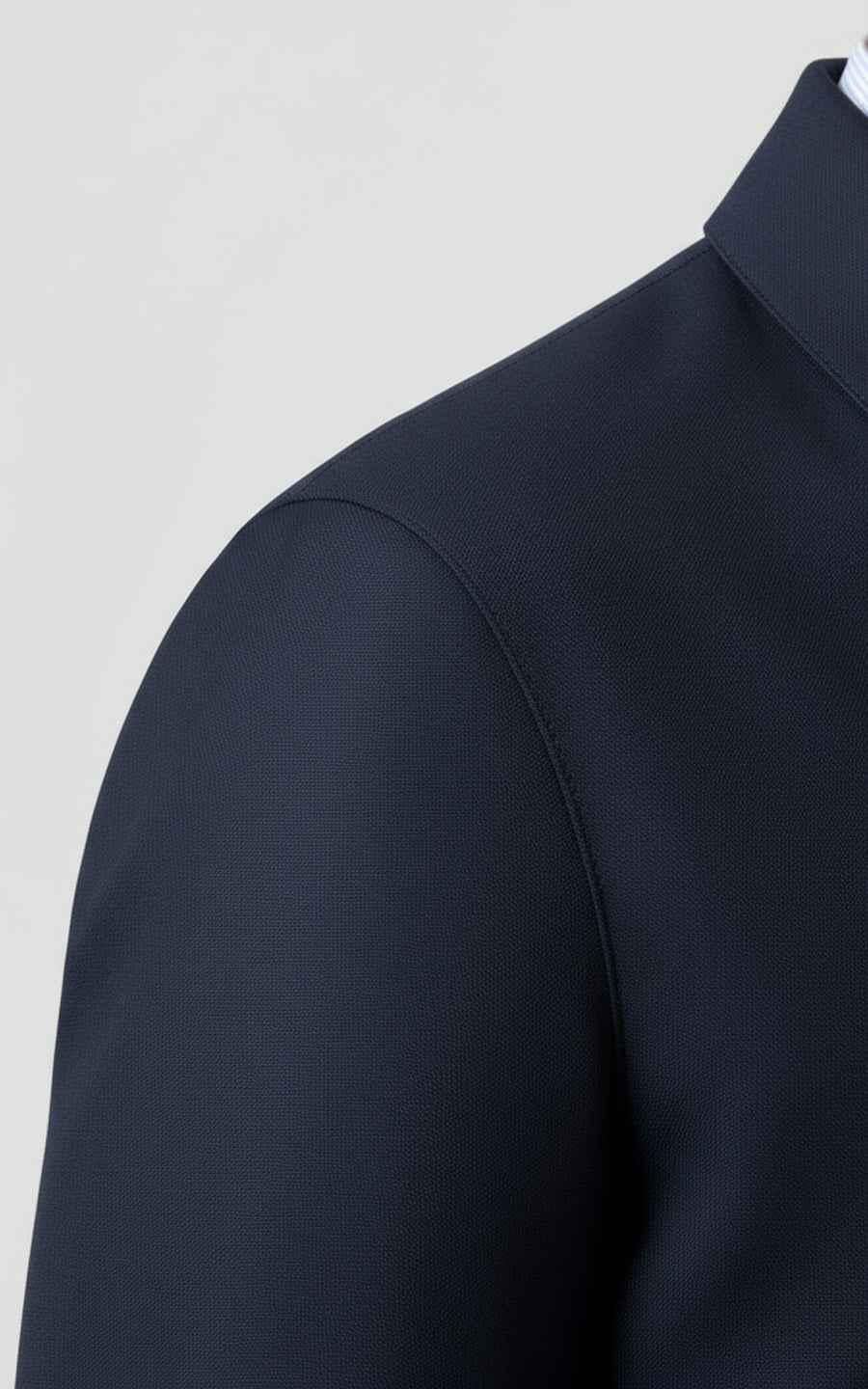 Casual and versatile navy blue custom men's jacket