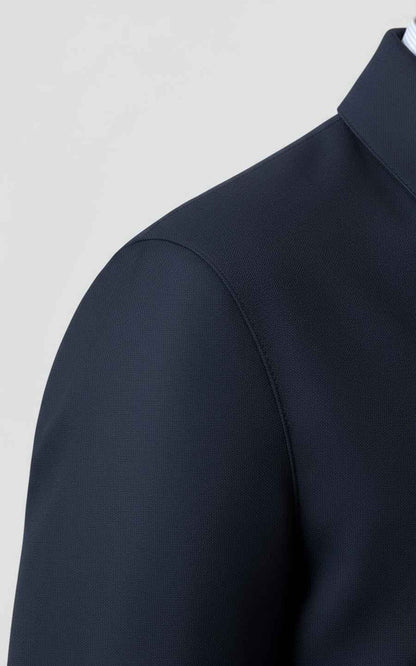 Casual and versatile navy blue custom men's jacket