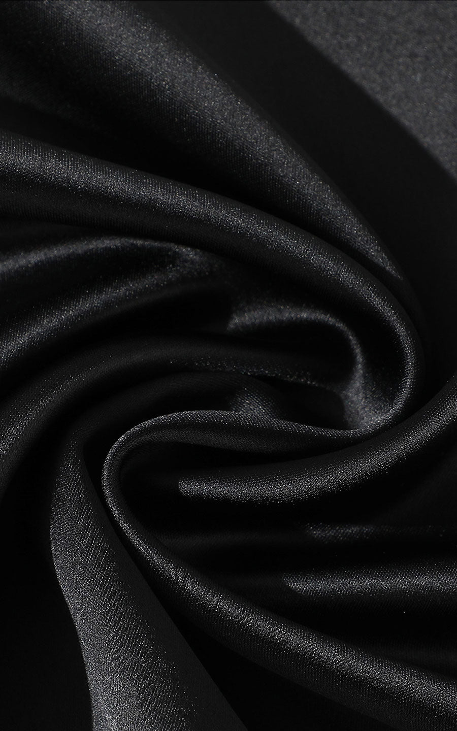 Black Acetate Fabric Detail - Men's Business Shirt