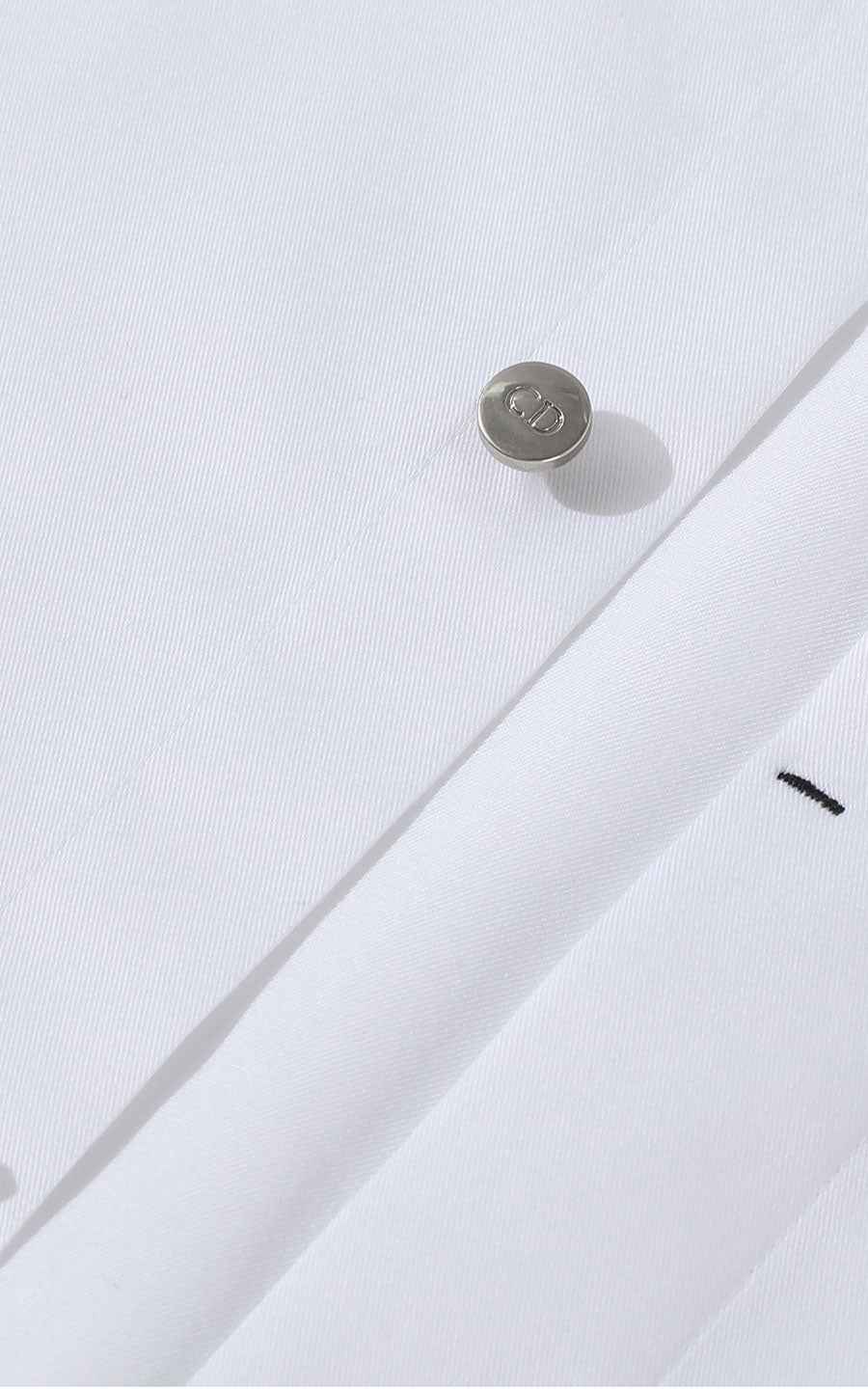 Men's Shirts White Shirt Custom Collar Embroidery - Premium