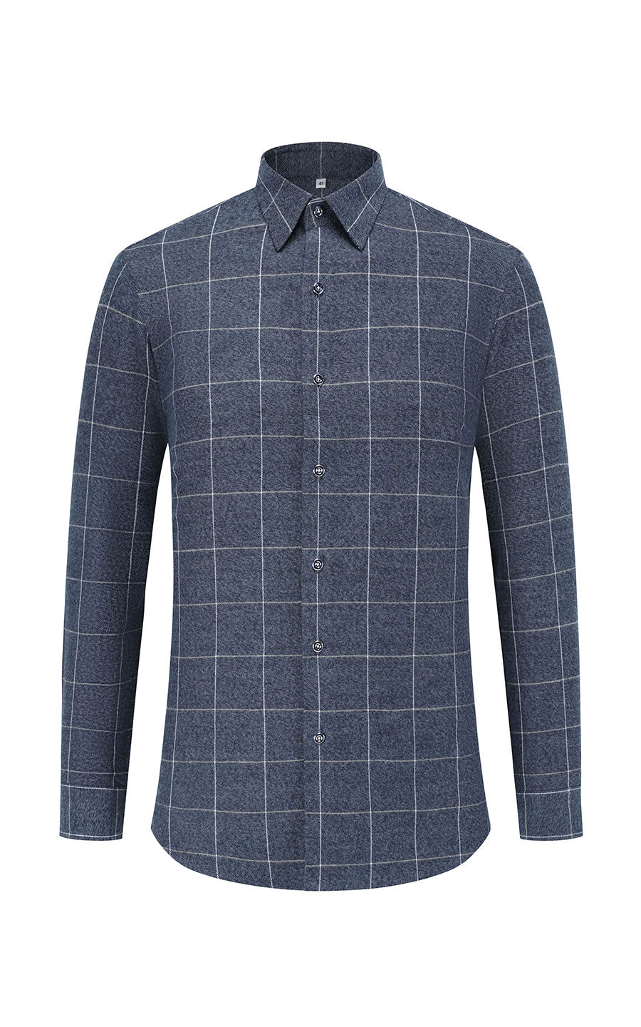 Custom men's cotton flannel shirt - personalized design