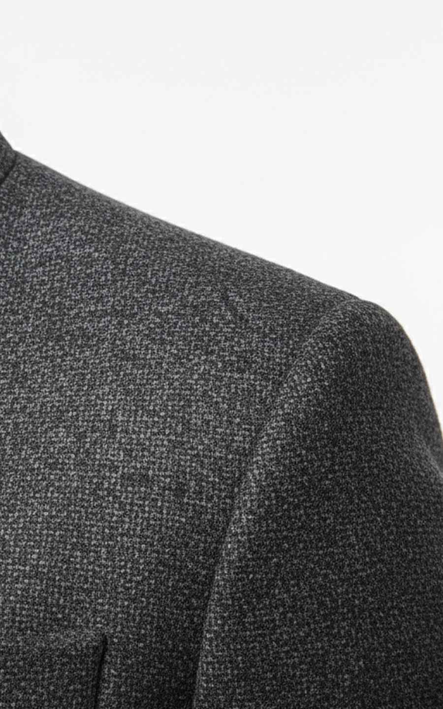 Men's premium grey custom autumn/winter casual overcoat