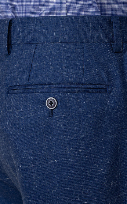 Light Khaki Custom Pants Detail - Premium Twill Fabric