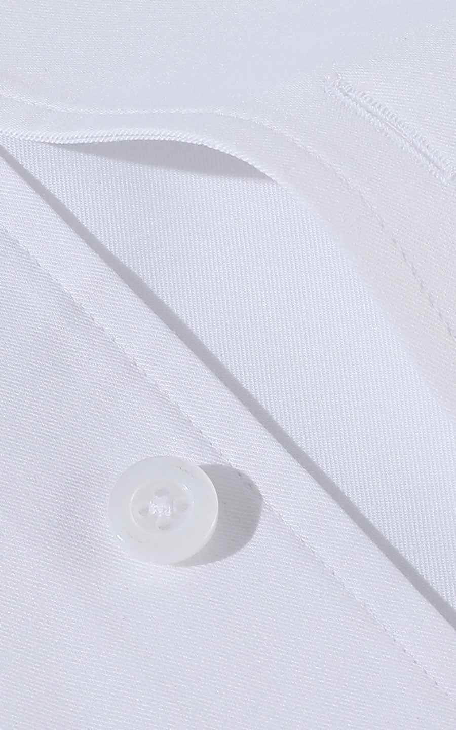 WIAI Custom Pearlescent White Dress Shirt - Tailored Fit