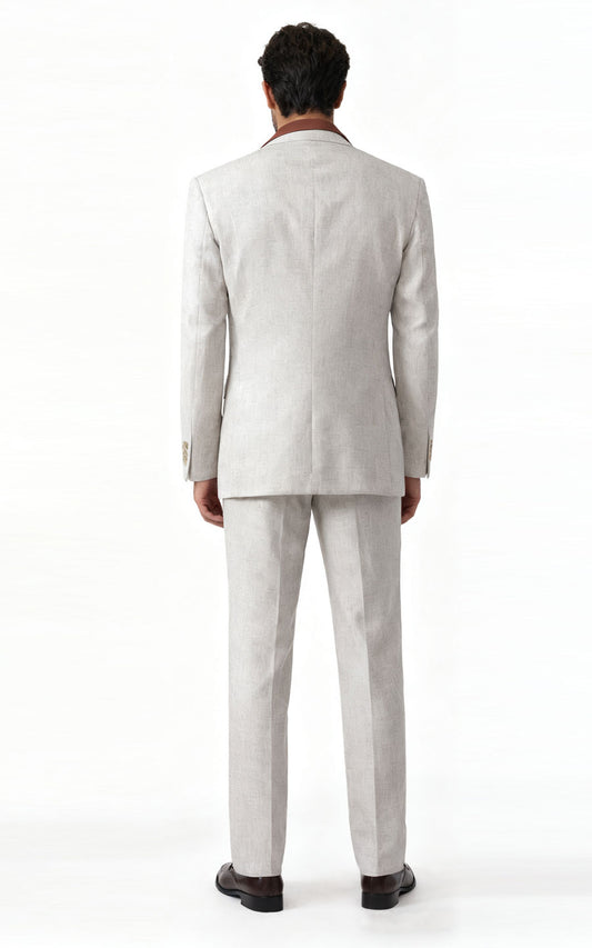 Premium Men's suit customization Linen Business Suit Set