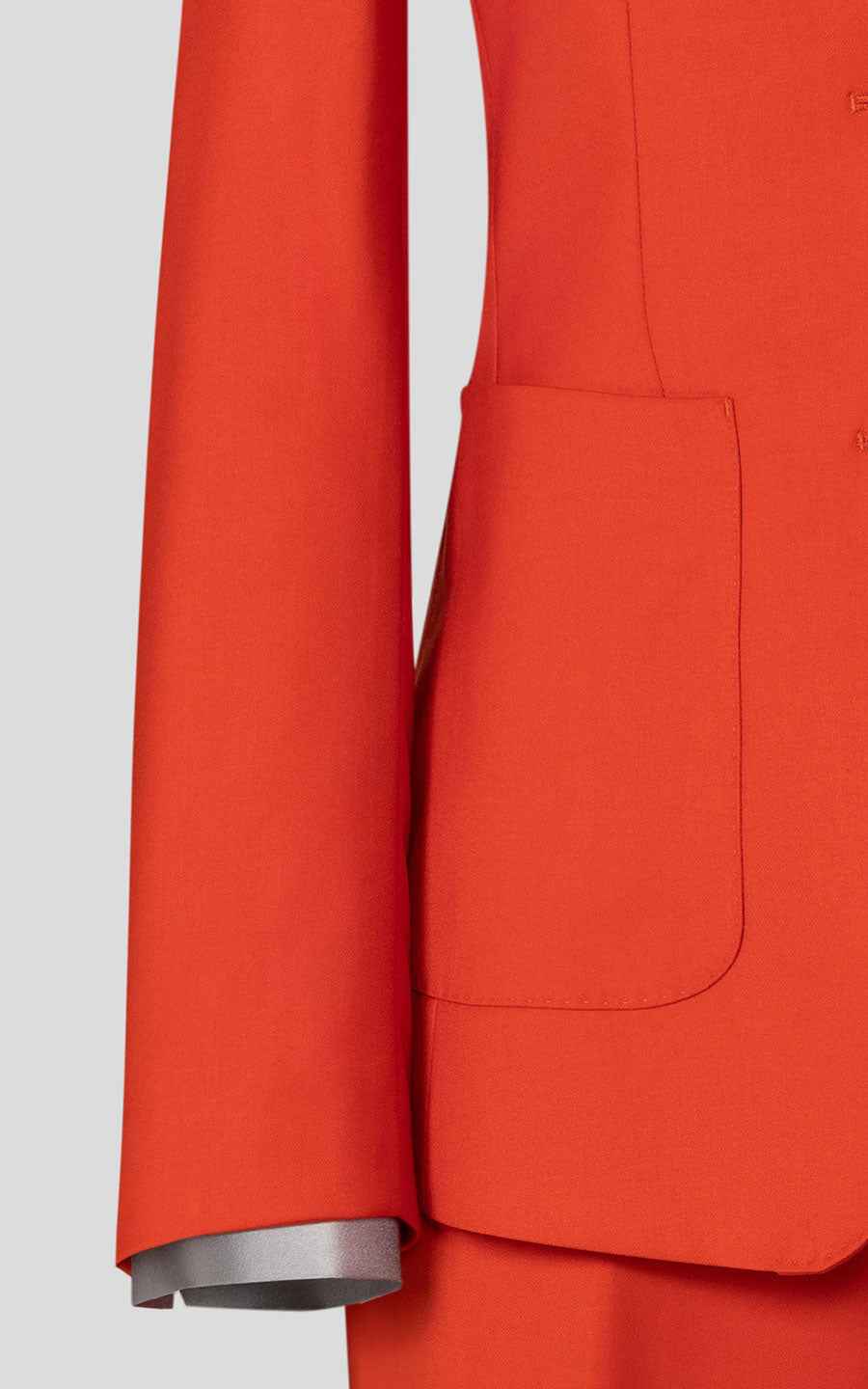 Women's Bold Red Power Suit Set - Statement Blazer
