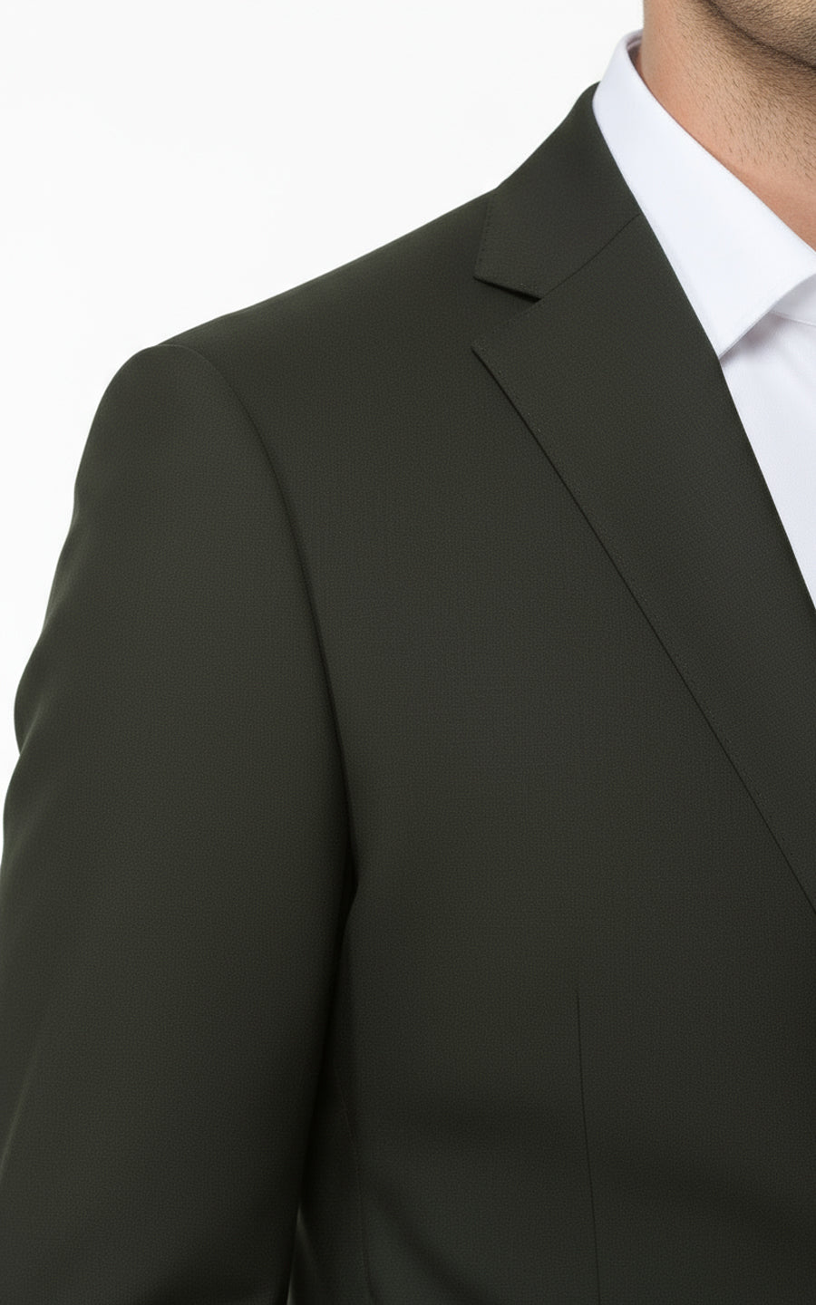 Custom Dark Green Suit Men Business Tailored Two Piece