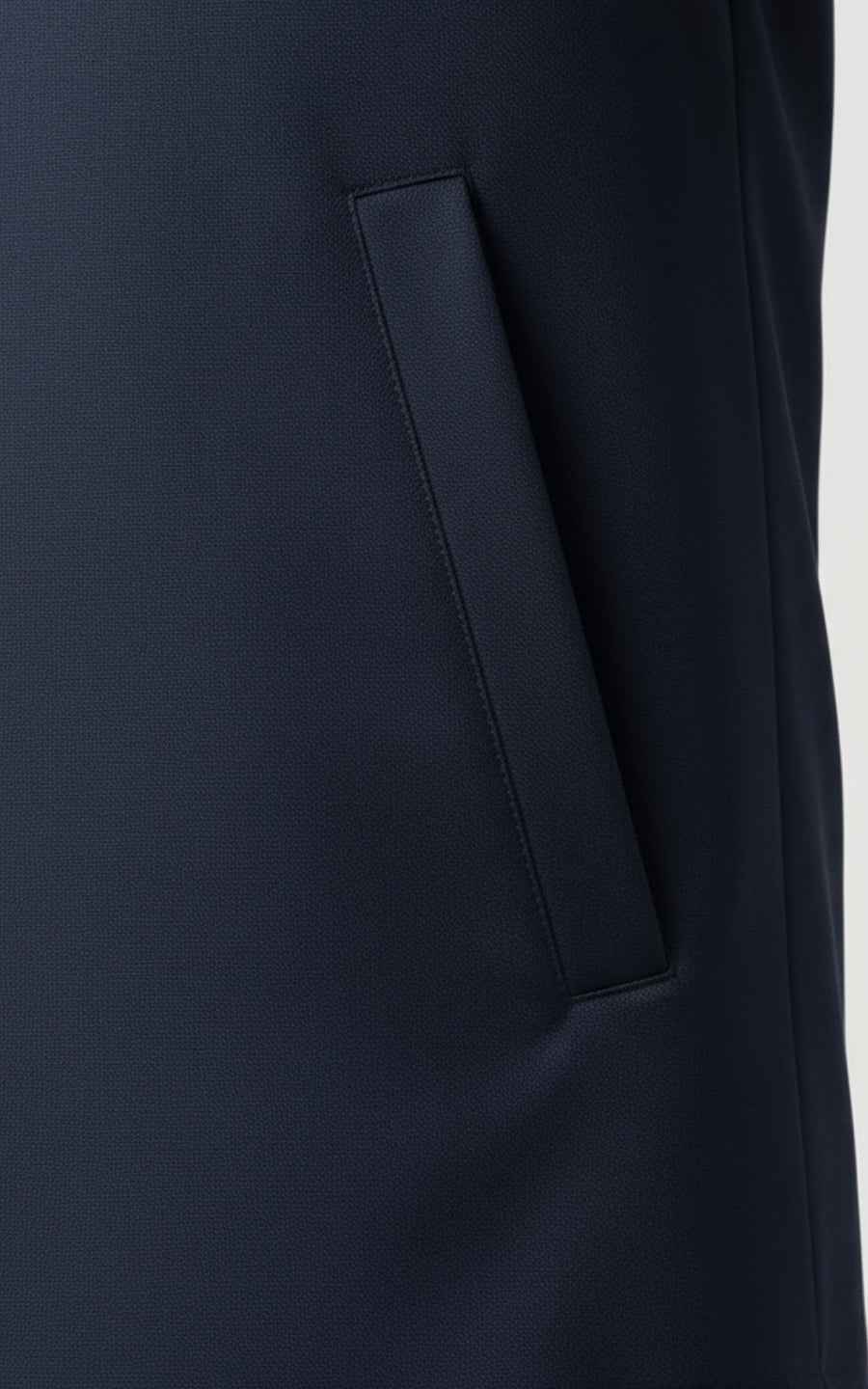 Casual and versatile navy blue custom men's jacket