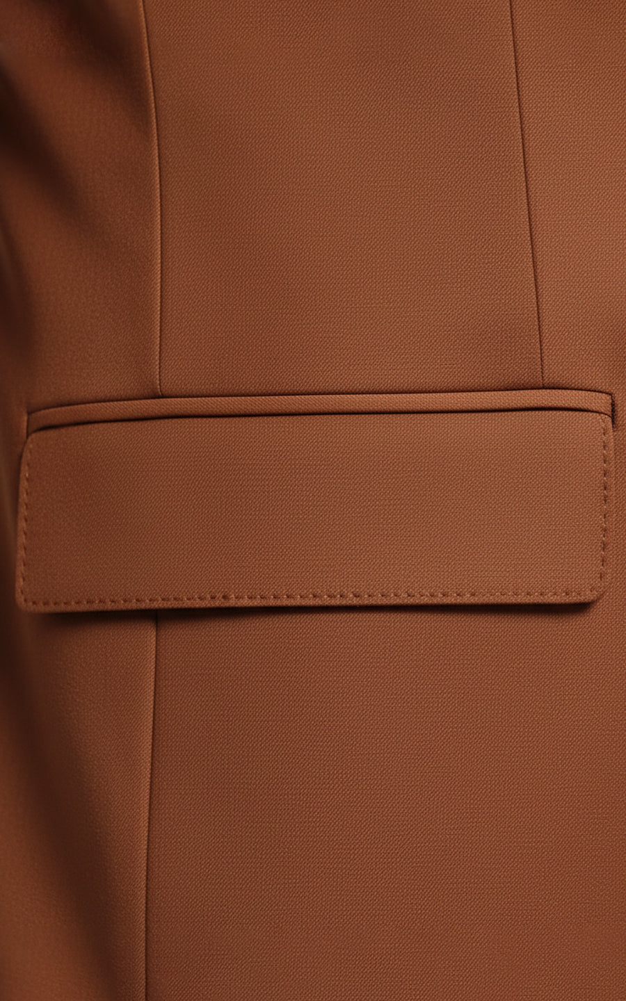 Caramel Tailored Suit Men Business Formal Two Piece Set