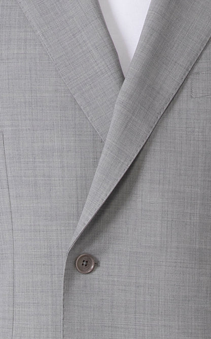 Grey washable stretch fabric detail business suit
