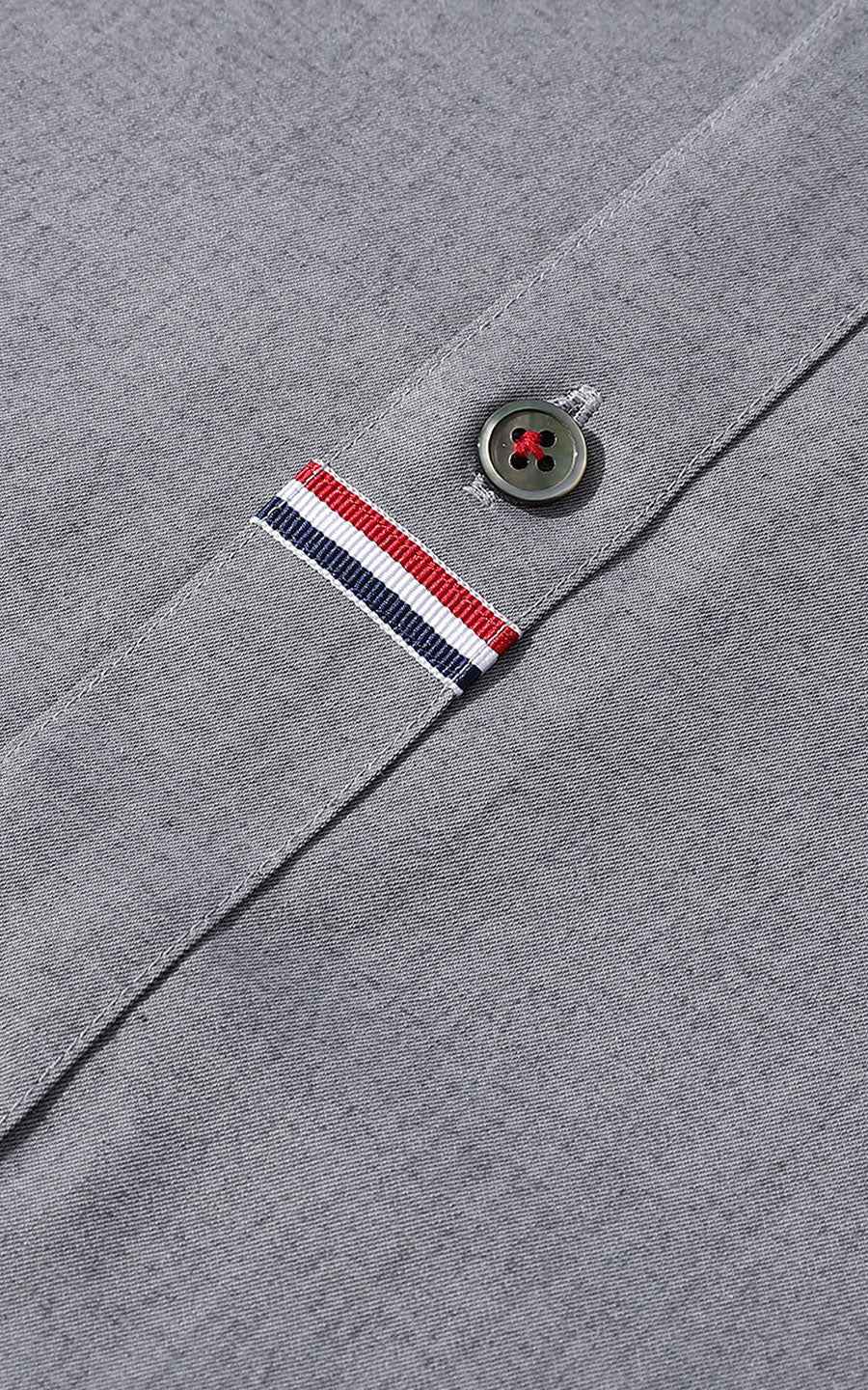 Custom Gray Textured Business Dress Shirt - Tailored Fit