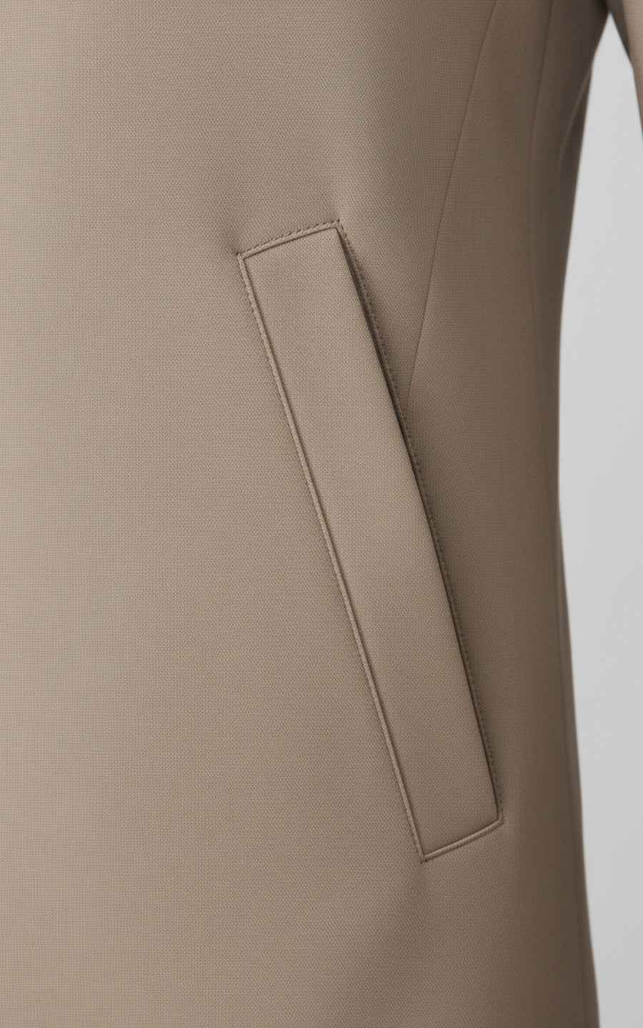 Premium Beige Brown Tailor-Made Men Business Executive Jacket for