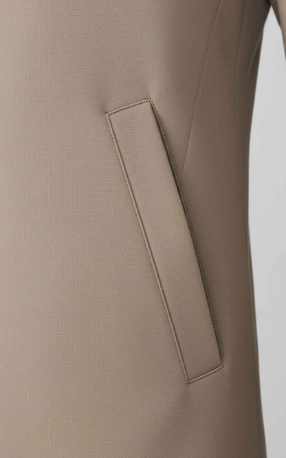 Premium Beige Brown Tailor-Made Men Business Executive Jacket for