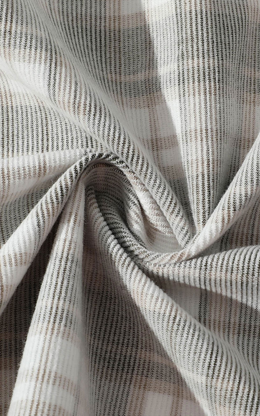 Business casual shirt detail - light grey flannel