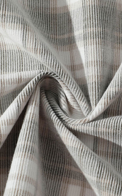 Business casual shirt detail - light grey flannel