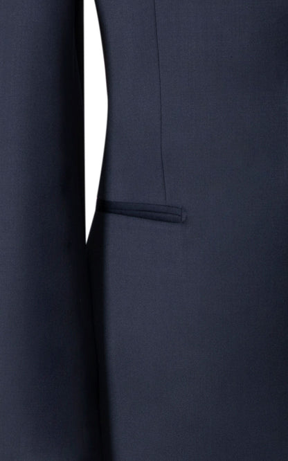 Oriental blue jacquard fabric texture dress close up