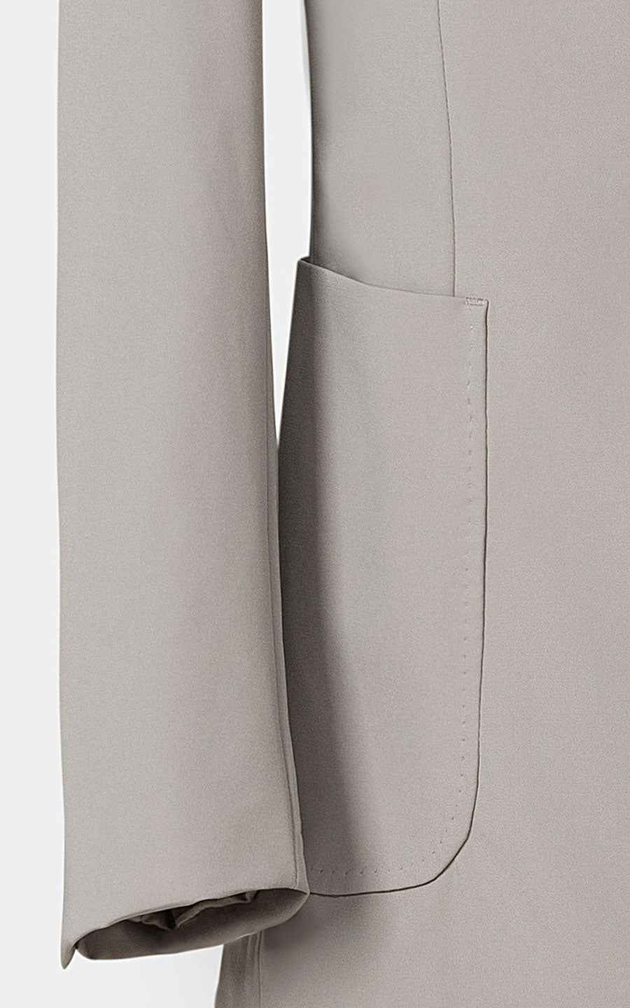 Men's Beige Wool Business Suit - Premium Custom Tailored