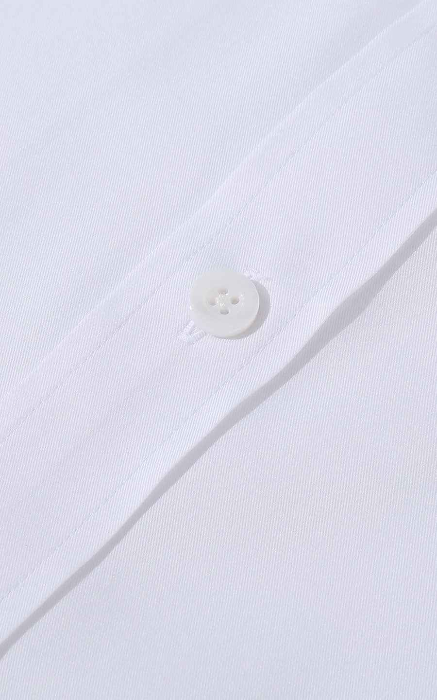 WIAI Men's Custom Embroidered White Dress Shirt