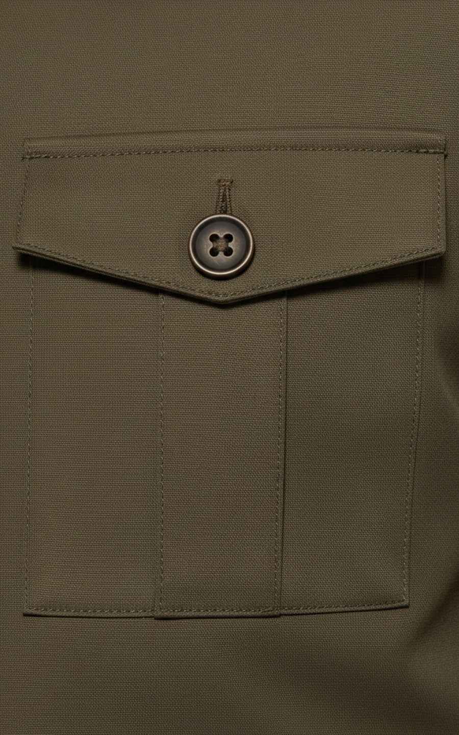 Tailored Green Utility Jacket Men Premium Casual Outerwear