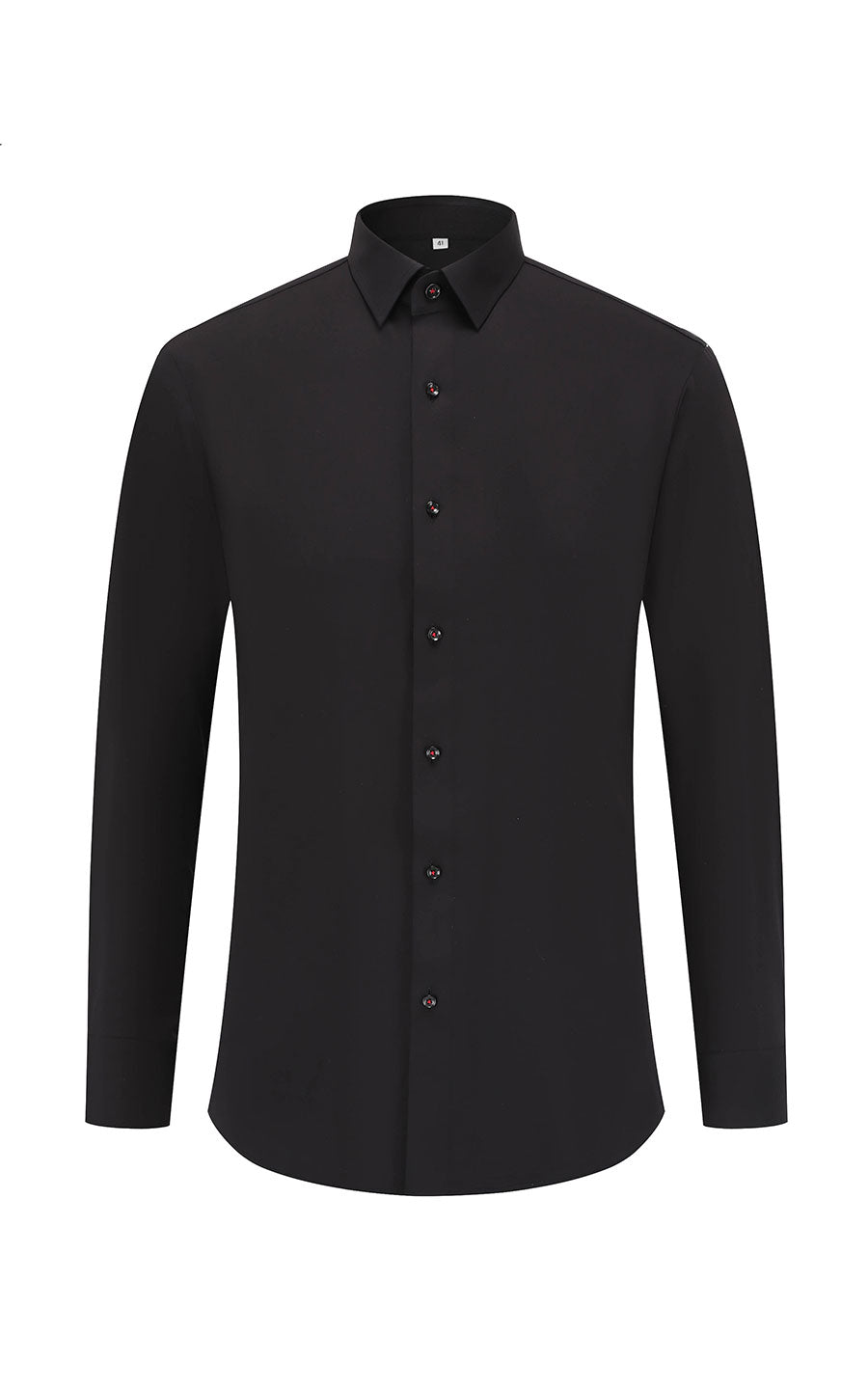 Men's black dress shirt - tailored fit business casual