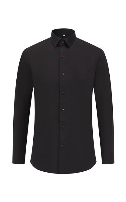 Men's black dress shirt - tailored fit business casual