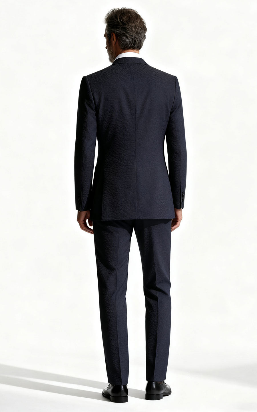 Navy Blue suits custom Wool Suit - Tailored Men's Formal Set