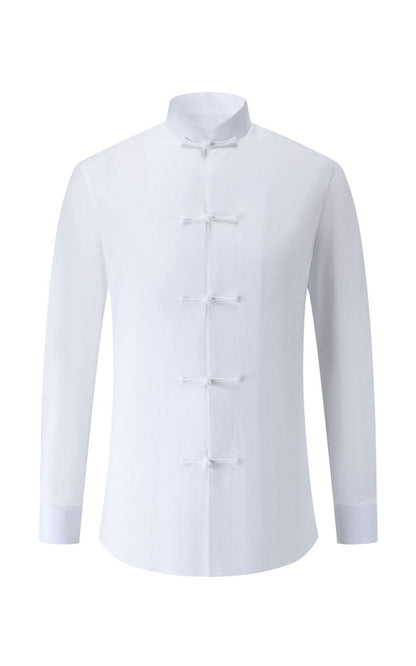 Custom White Wrinkle-Free Business Shirt - Premium Fit