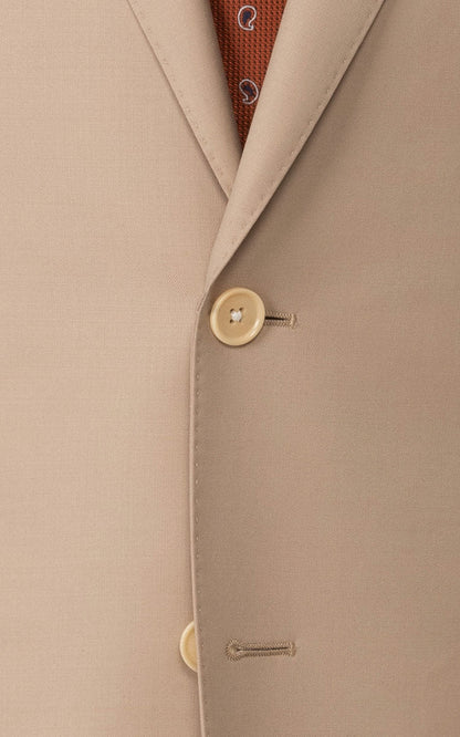 Khaki Twill Suit - Custom Men's Formal Wear