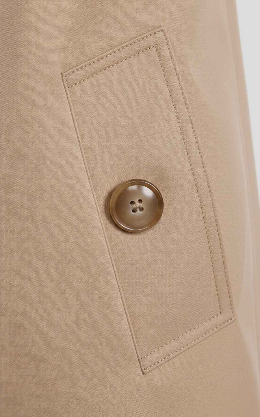 Classic double-breasted trench coat long beige coat for men